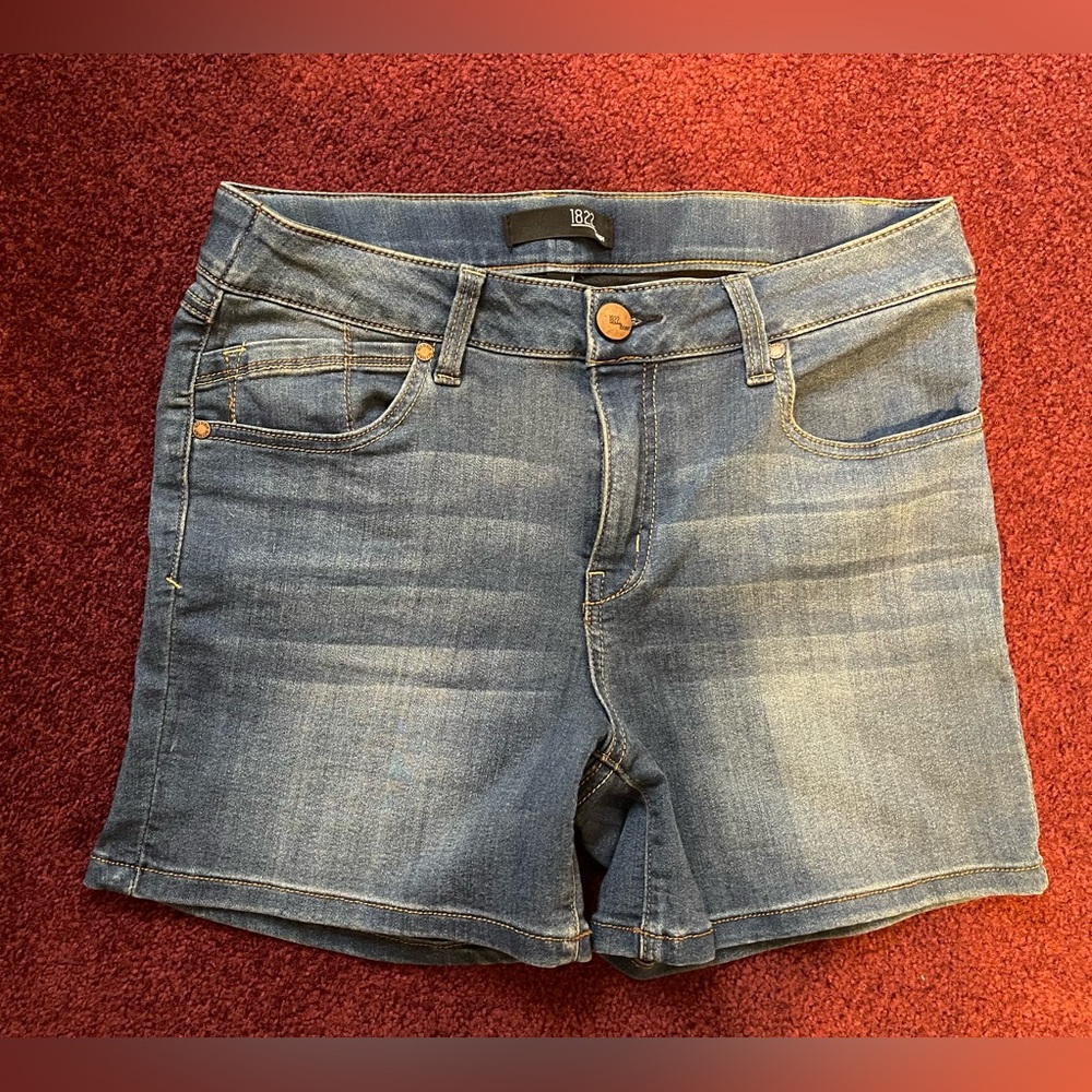 1822 Blue Denim Shorts - Size 10. Never worn. Like New Condition!